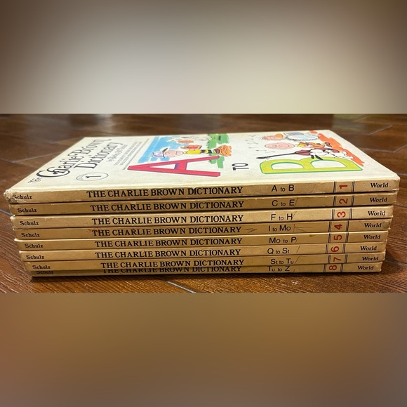 The Charlie Brown Complete Dictionary Set Hardcover Books - Picture 9 of 13
